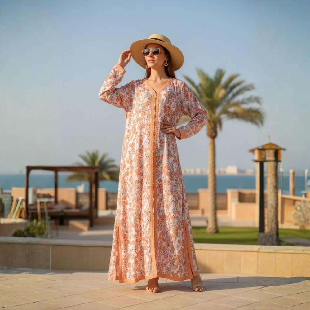 Watermelon-patterned jalabiya with a luxurious Emirati touch – THQ005_thumbnail_0