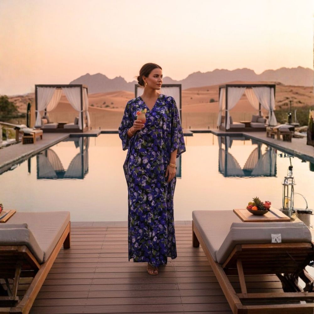 Luxurious blue floral embroidered jalabiya with an Emirati touch – THQ001_thumbnail_0